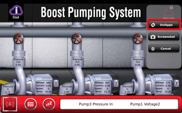 Unicloud-konfiguracja