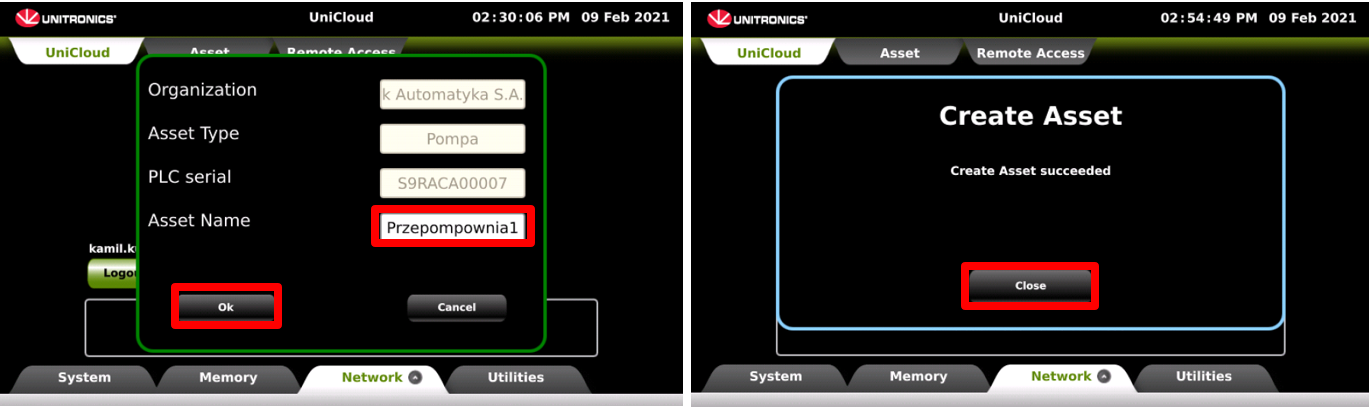 Unicloud-konfiguracja