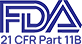 FDA 21 CFR Part 11B Logo