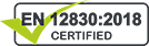 EN 12830:2018 Certification Logo