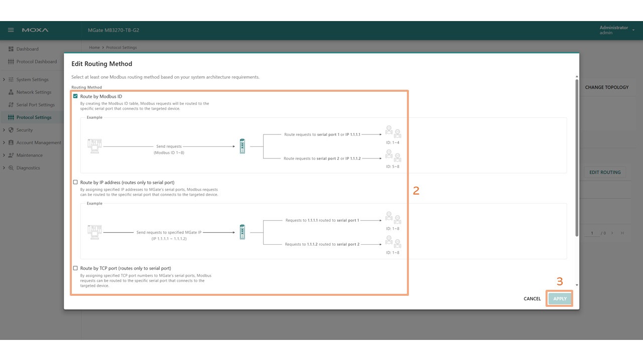 Konfiguracja routingu zapytań krok 2