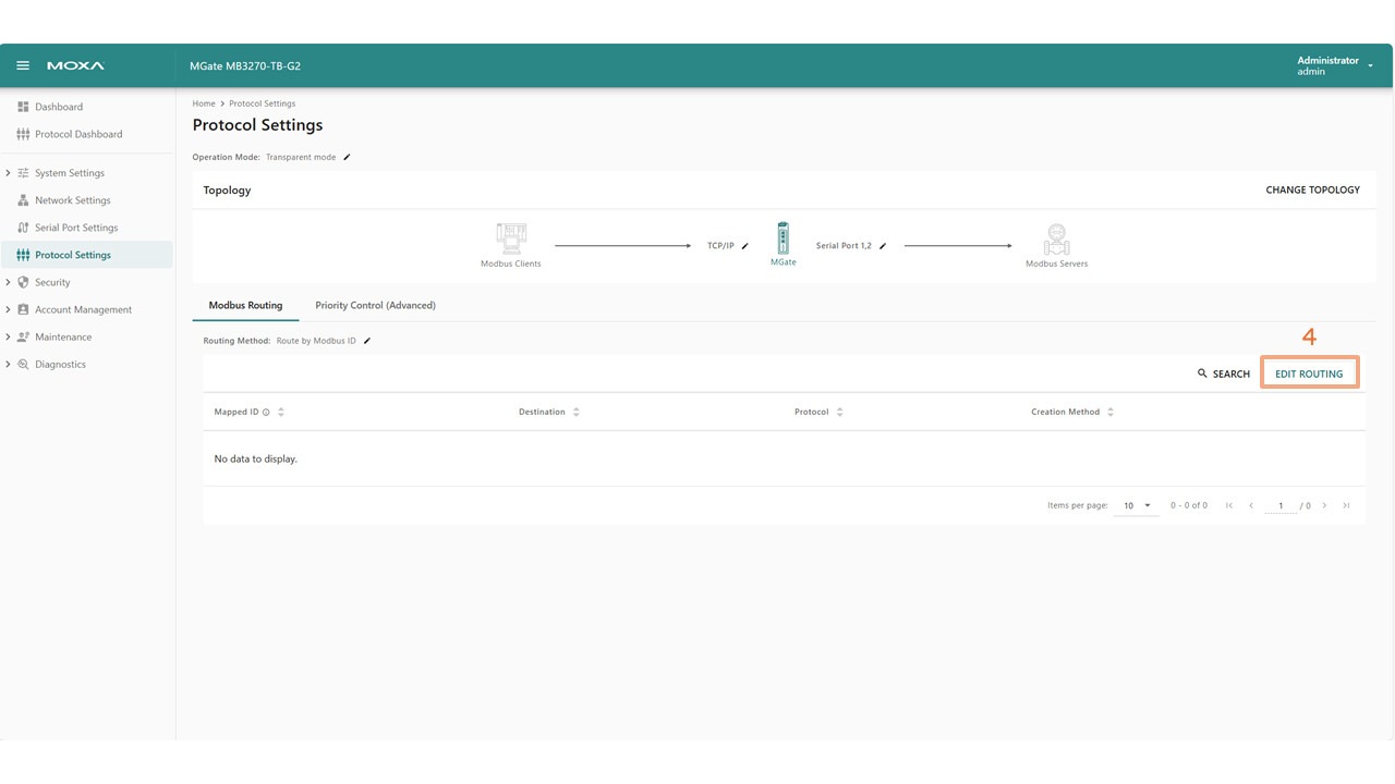 Konfiguracja routingu zapytań krok 3