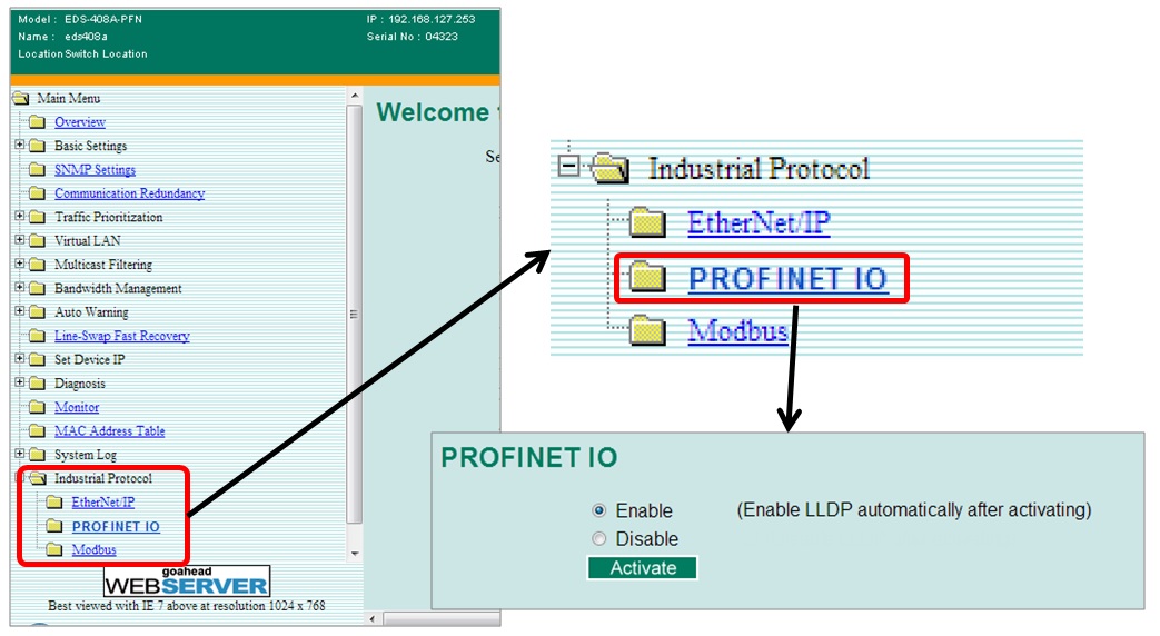 Profinet konfiguracja