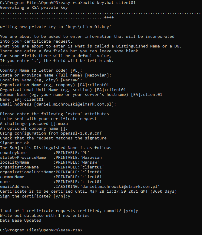 build-key-client