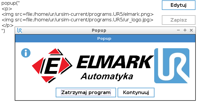 Przykład użycia osadzenia obrazu