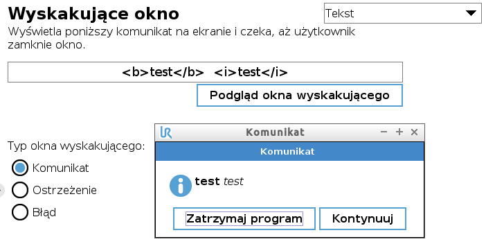 Przykład zastosowania pogrubienia i kursywy.
