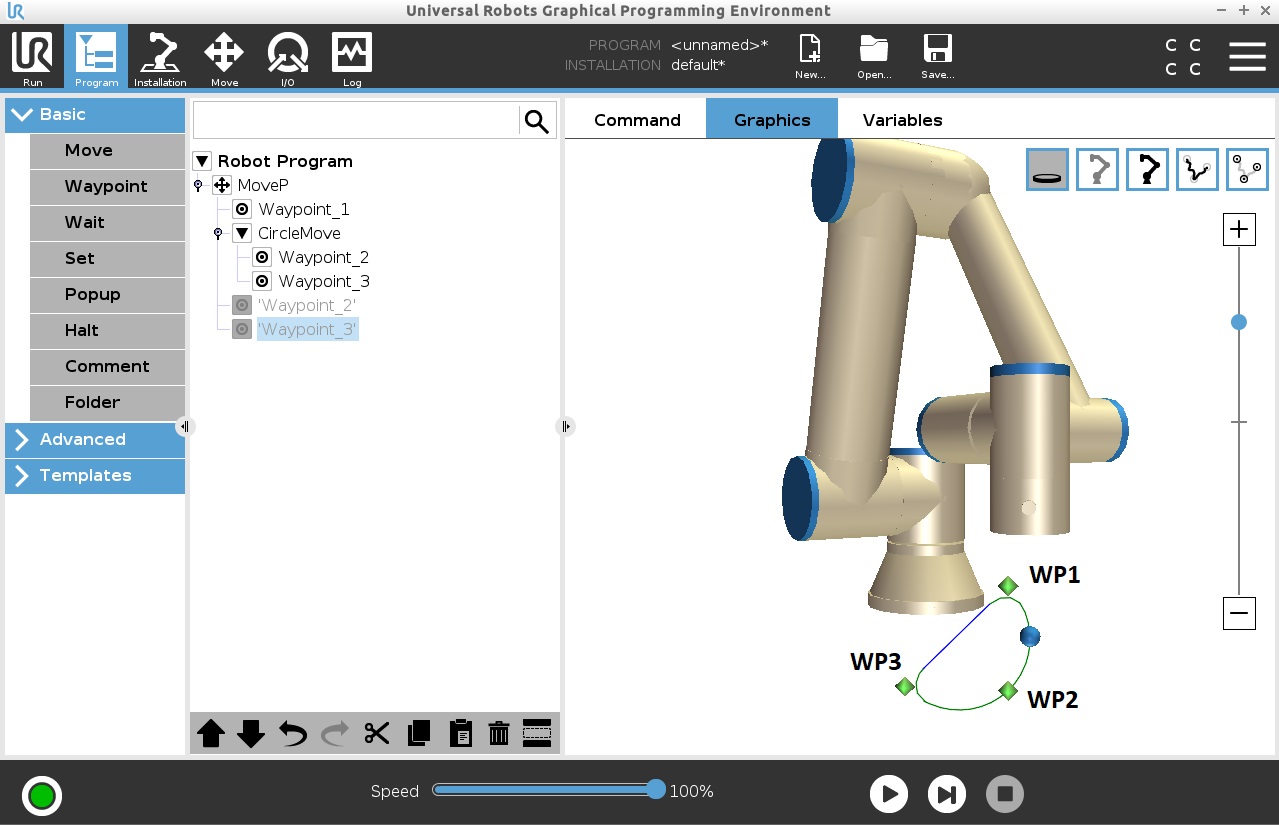 Trajektoria dla ruchu po okręgu