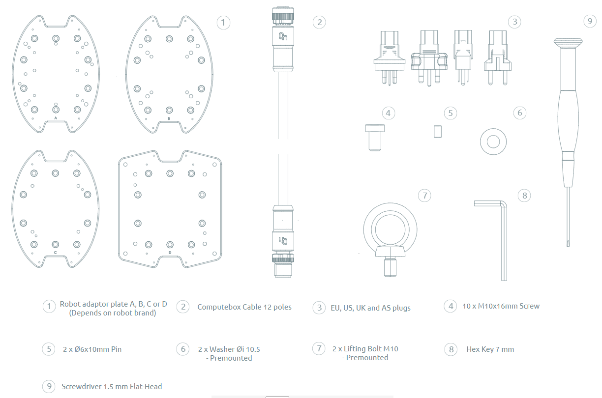 Zestaw OnRobot Lift100
