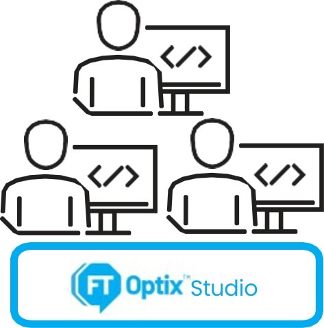 Praca zespołowa i kontrola wersji w OptixStudio Pro