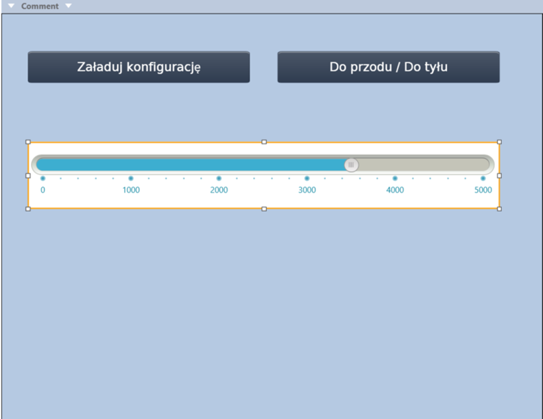 Wygląd panelu HMI