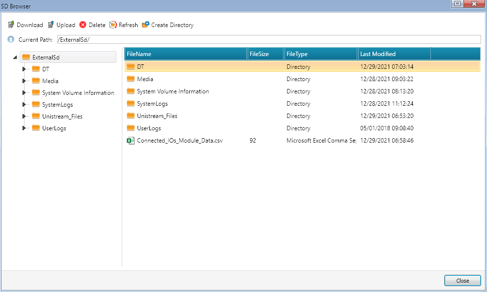 UniLogic SD Browser look