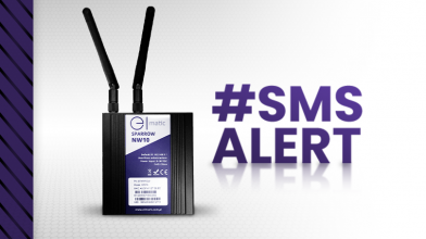 Alert SMS na routerze przemysłowym Sparrow | Komendy AT