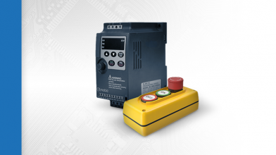 Implementacja sterowania 3-przewodowego w falowniku EL1000. Start i stop falownika EL1000 impulsowo.