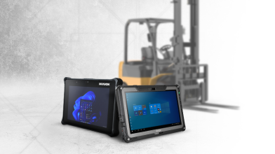 komputer wzmocniony na wózek widłowy