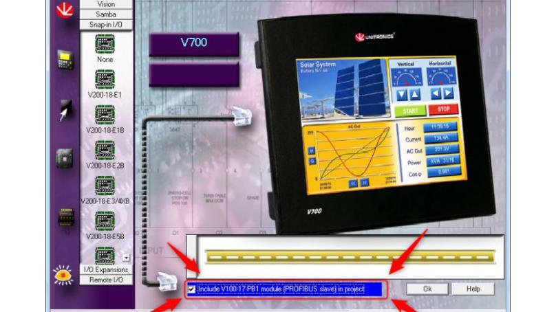 Sterowniki PLC serii Vision jako urządzenia PROFIBUS DP Slave