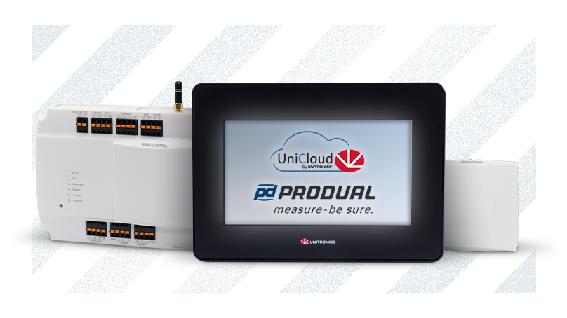 System monitorowania temperatury, wilgotności oraz CO2 od Produal i Unitronics