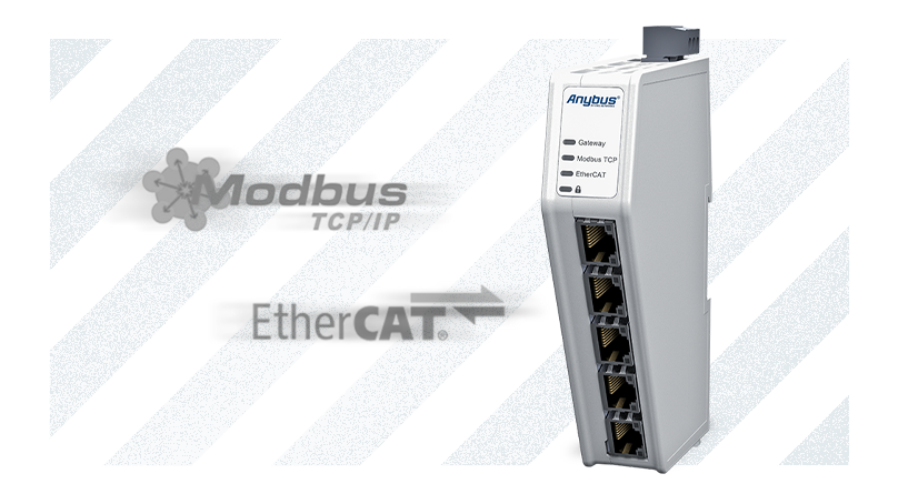 Wymiana danych pomiędzy nadrzędnymi sieciami Modbus TCP oraz EtherCAT