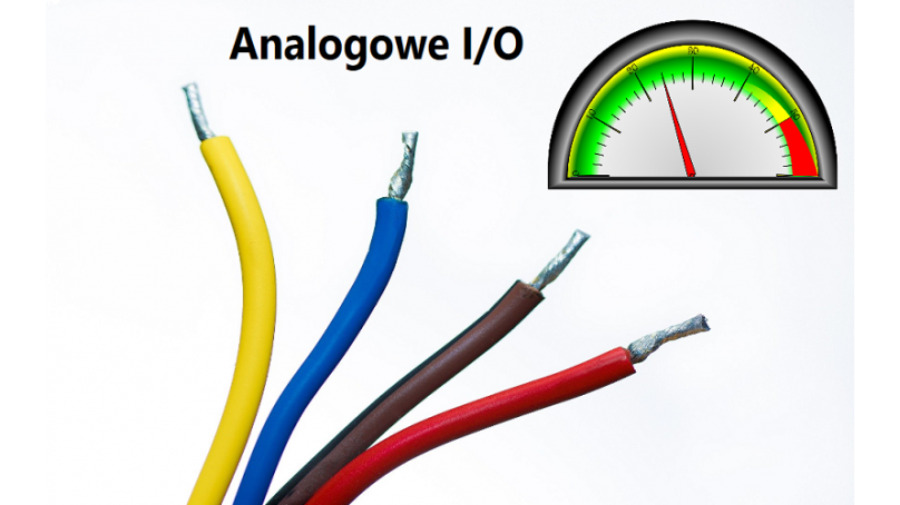 Wyjścia i wejścia analogowe w PLC