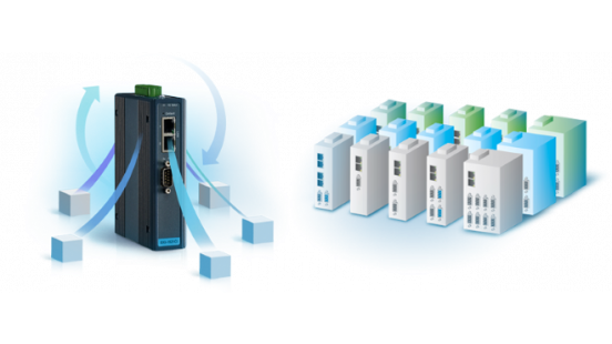 Serwery z konwersją interfejsów szeregowych RS-232/422/485 na Ethernet