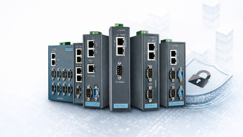 Cyberbezpieczeństwo w komunikacji szeregowej – nowe funkcje w serii serwerów szeregowych Advantech EKI-1500