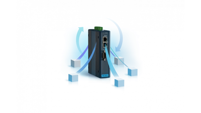 Serwery z konwersją interfejsów szeregowych RS-232/422/485 na Ethernet