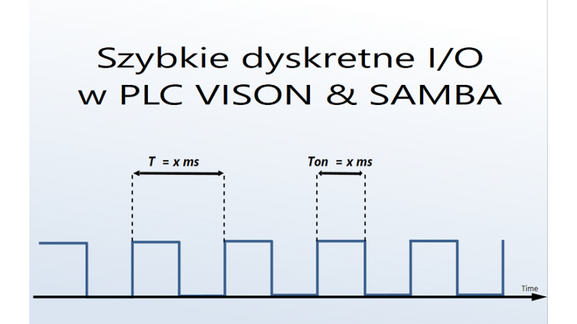 Szybkie I/O dla PLC serii Vision/Samba