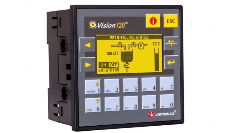 PLC+HMI V120 Unitronics