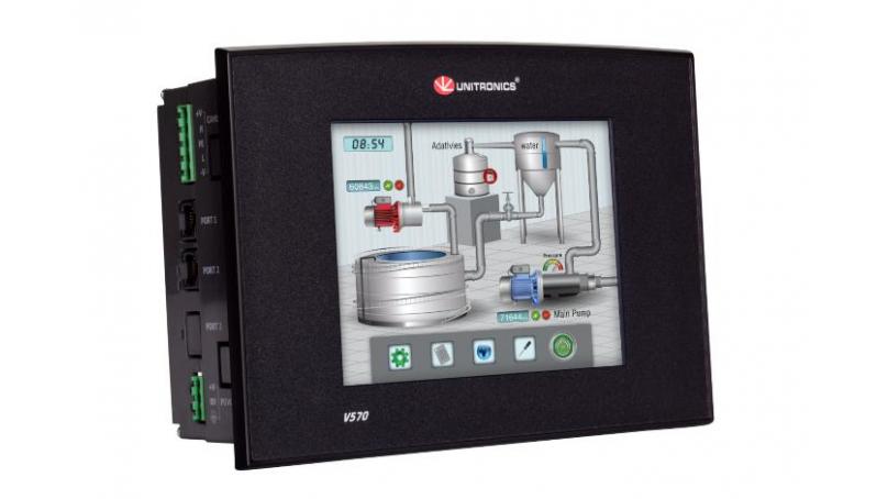 Sterownik PLC z dotykowym panelem HMI - V570