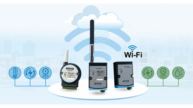 Przemysłowe moduły Wi-Fi I/O – bezprzewodowe moduły wejść i wyjść | Advantech