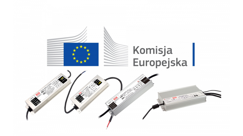 Nowe wytyczne KE dla zasilaczy LED MEAN WELL spełnione