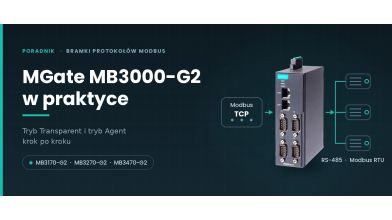 MGate MB3000-G2: Tryb Transparent i tryb Agent w praktyce
