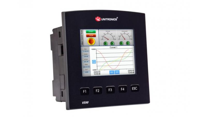Sterownik PLC z dotykowym panelem HMI - V350