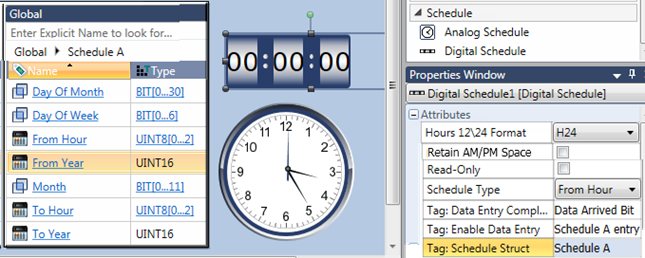Schedule RTC HMI UniLogic