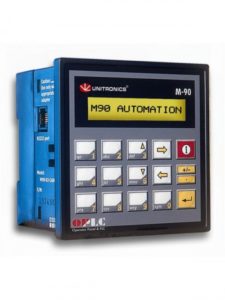M90 - Prosty sterownik PLC z tekstowym, jednolinijkowym HMI