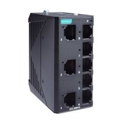 EDS-2008-EL - 8-portowy switch niezarządzalny na szynę DIN w