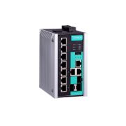 10-portowe gigabitowe zarządzalne switche przemysłowe. Wyposażone w 3 porty gigabitowe