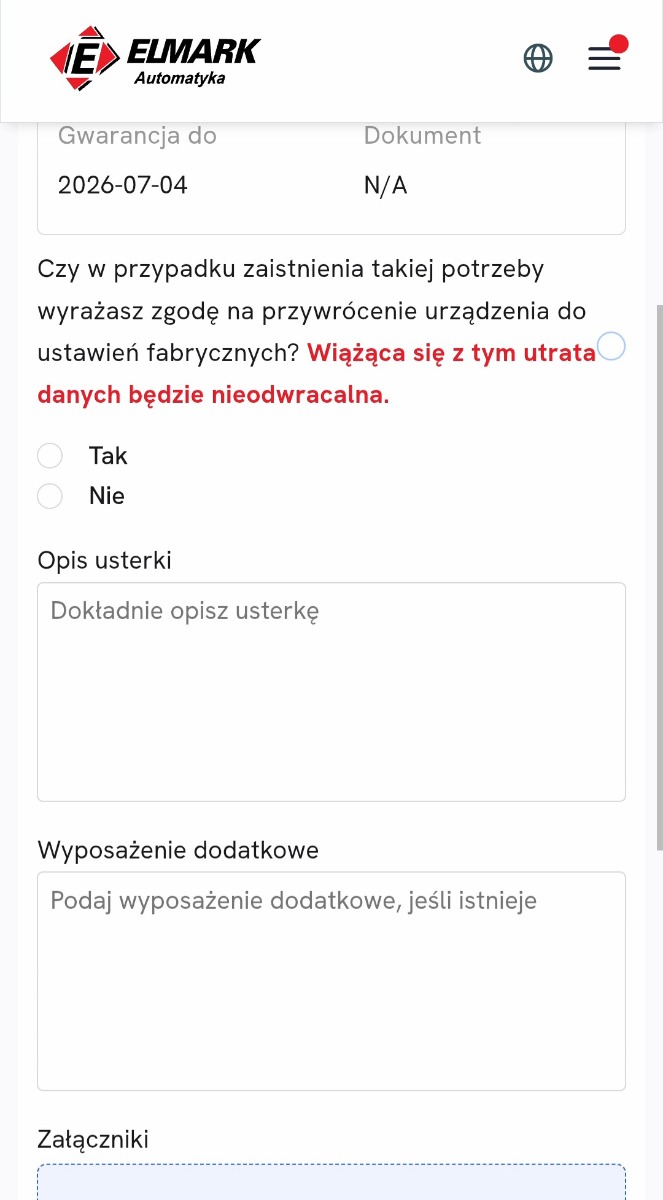 Zgłoszenie